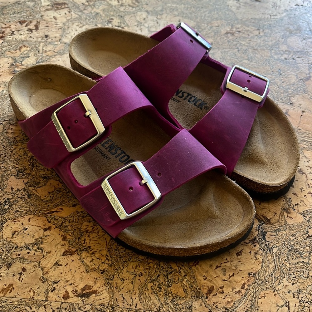 Birkenstock NEW Festival Fuschia Arizona size 38